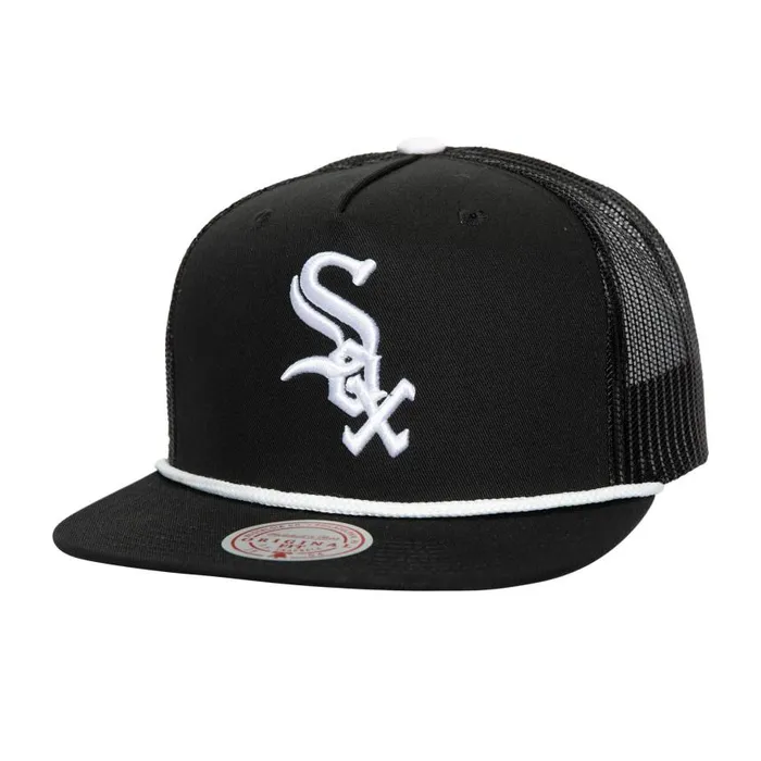 Mitchell and Ness Roper Trucker Chicago White Sox Men Hats and Headwear