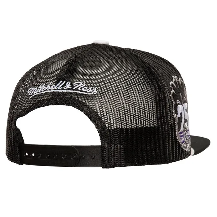 Mitchell and Ness Roper Trucker HWC Sacramento Kings Men Hats and Headwear Mitchell and Ness Roper Trucker HWC Sacramento Kings Men Hats and Headwear