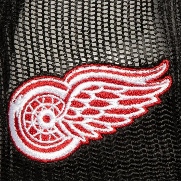 Mitchell and Ness Script Trucker Detroit Red Wings Men Hats and Headwear Mitchell and Ness Script Trucker Detroit Red Wings Men Hats and Headwear