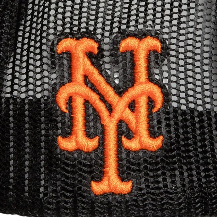 Mitchell and Ness Script Trucker New York Mets Men Hats and Headwear Mitchell and Ness Script Trucker New York Mets Men Hats and Headwear