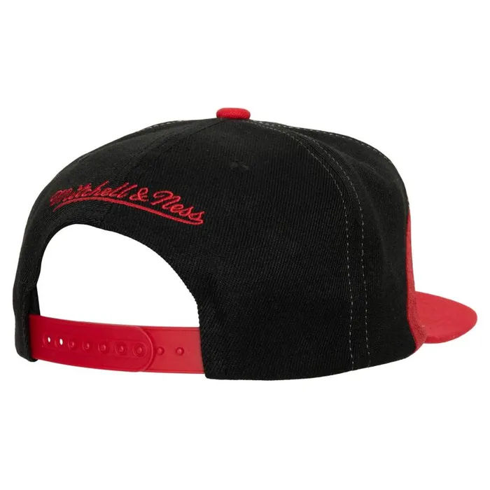 Mitchell and Ness Sharktooth Snapback HWC Miami Heat Men Hats and Headwear Mitchell and Ness Sharktooth Snapback HWC Miami Heat Men Hats and Headwear