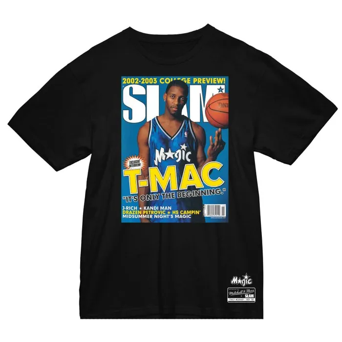 Mitchell and Ness Slam Cover Orlando Magic Tracy Mcgrady Men TShirts and Tops Mitchell and Ness Slam Cover Orlando Magic Tracy Mcgrady Men TShirts and Tops