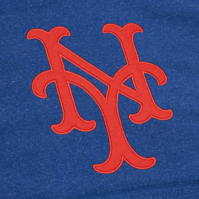 Mitchell and Ness Snow Washed Fleece Hoodie Vintage Logo New York Mets Men Hoodies and Sweatshirts Mitchell and Ness Snow Washed Fleece Hoodie Vintage Logo New York Mets Men Hoodies and Sweatshirts