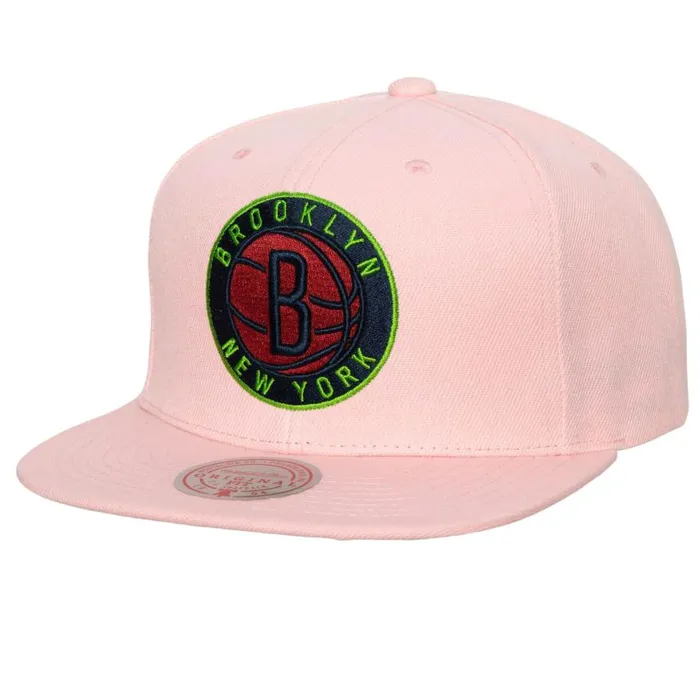 Mitchell and Ness So Fresh Snapback Brooklyn Nets Men Hats and Headwear