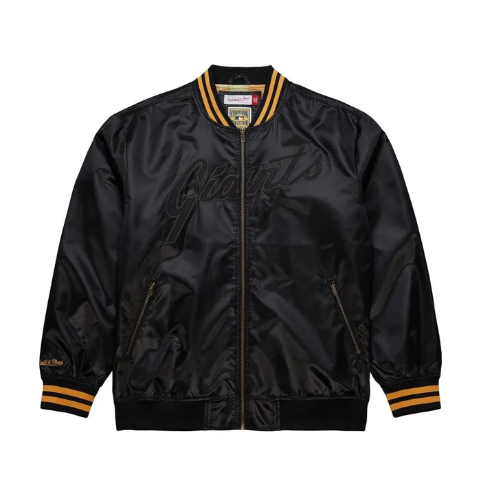 Mitchell and Ness Stateside Pastel Bomber Jacket San Francisco Giants Men Jackets and Outerwear Mitchell and Ness Stateside Pastel Bomber Jacket San Francisco Giants Men Jackets and Outerwear