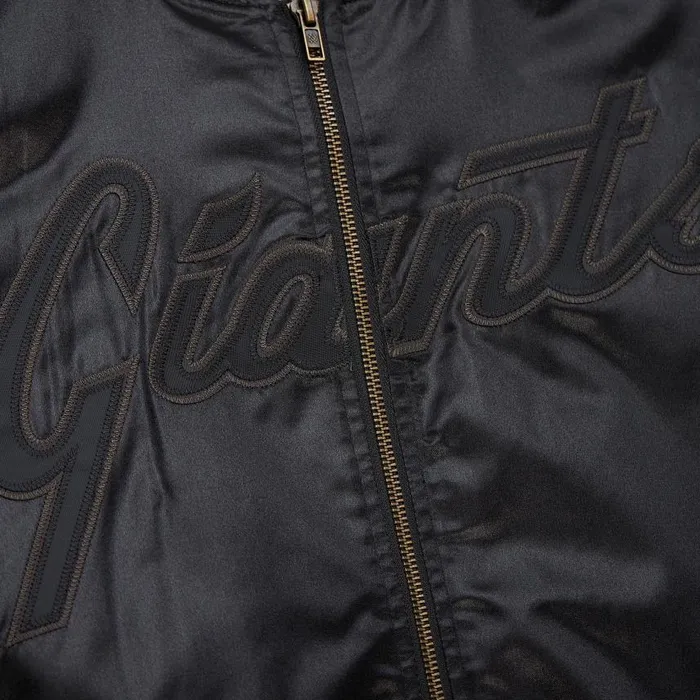 Mitchell and Ness Stateside Pastel Bomber Jacket San Francisco Giants Men Jackets and Outerwear Mitchell and Ness Stateside Pastel Bomber Jacket San Francisco Giants Men Jackets and Outerwear