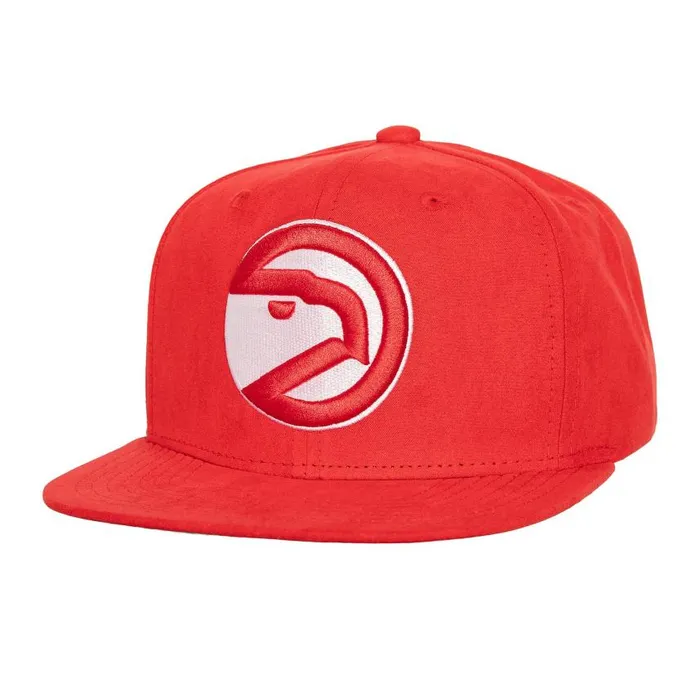 Mitchell and Ness Sweet Suede Snapback HWC Atlanta Hawks Men Hats and Headwear Mitchell and Ness Sweet Suede Snapback HWC Atlanta Hawks Men Hats and Headwear