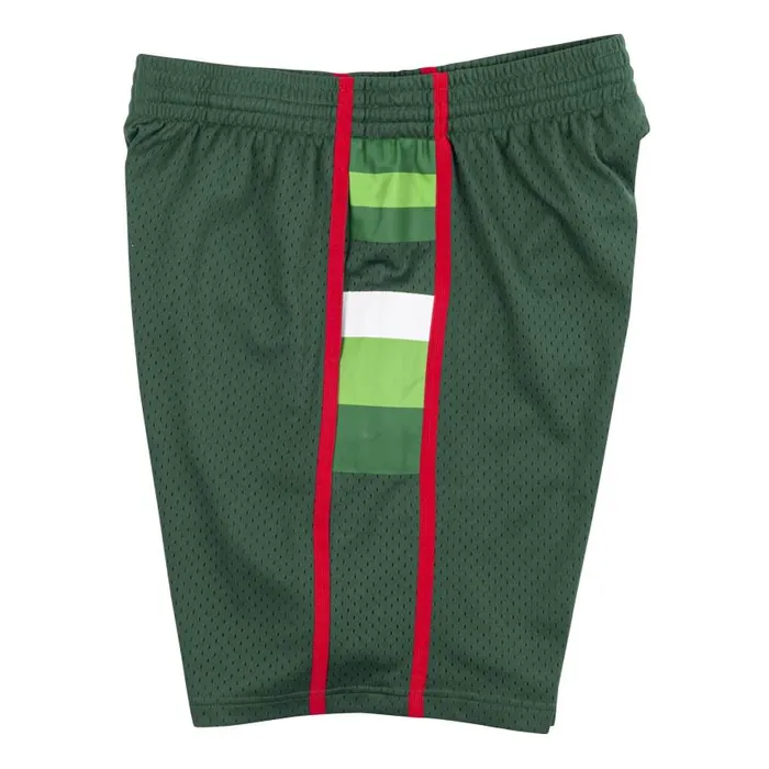 Mitchell and Ness Swingman Shorts Milwaukee Bucks Road 198384 Men Shorts Mitchell and Ness Swingman Shorts Milwaukee Bucks Road 198384 Men Shorts