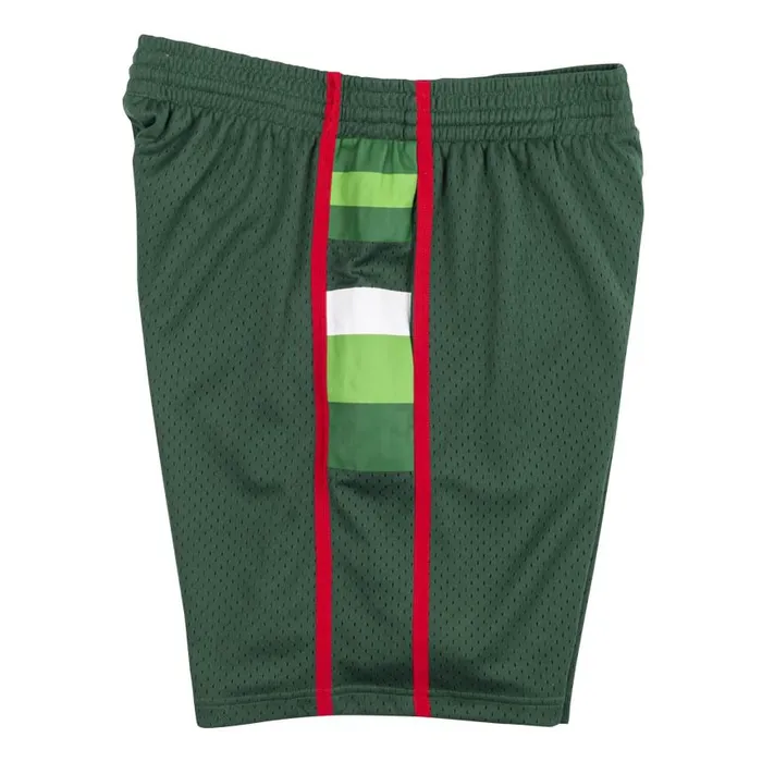 Mitchell and Ness Swingman Shorts Milwaukee Bucks Road 198384 Men Shorts Mitchell and Ness Swingman Shorts Milwaukee Bucks Road 198384 Men Shorts