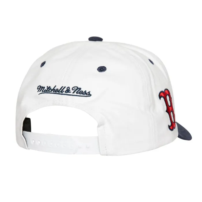 Mitchell and Ness Tail Sweep Pro Snapback Boston Red Sox Men Hats and Headwear Mitchell and Ness Tail Sweep Pro Snapback Boston Red Sox Men Hats and Headwear