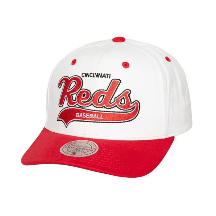 Mitchell and Ness Tail Sweep Pro Snapback Cincinnati Reds Men Hats and Headwear