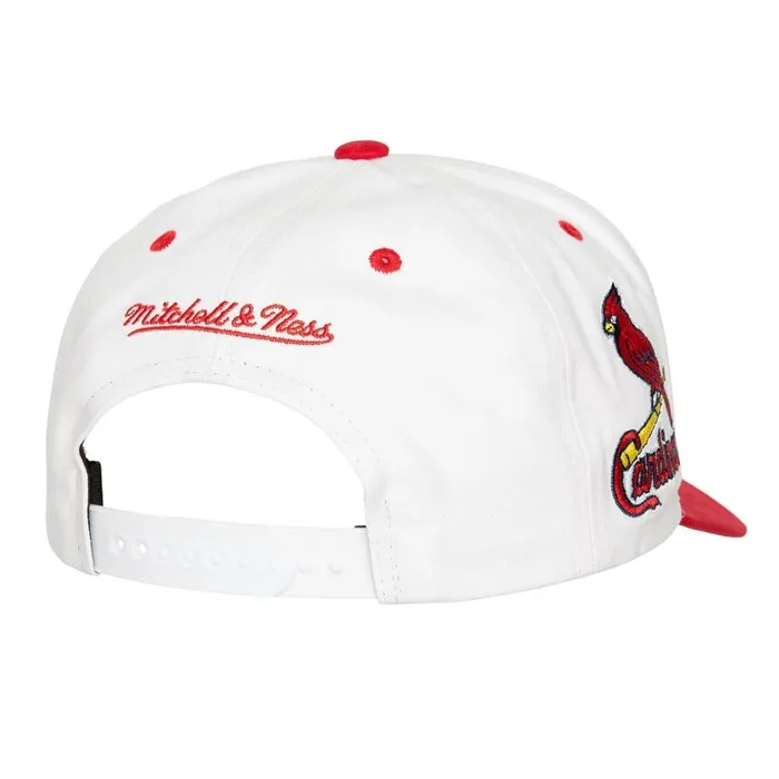 Mitchell and Ness Tail Sweep Pro Snapback St Louis Cardinals Men Hats and Headwear Mitchell and Ness Tail Sweep Pro Snapback St Louis Cardinals Men Hats and Headwear