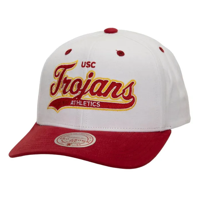 Mitchell and Ness Tail Sweep Pro Snapback USC Men Hats and Headwear