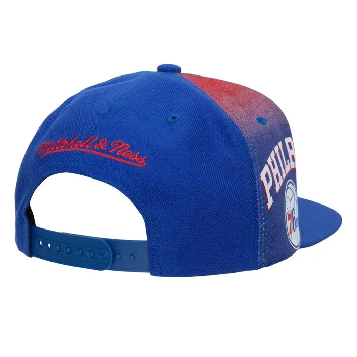 Mitchell and Ness Tapestry Snapback Philadelphia 76ers Men Hats and Headwear Mitchell and Ness Tapestry Snapback Philadelphia 76ers Men Hats and Headwear
