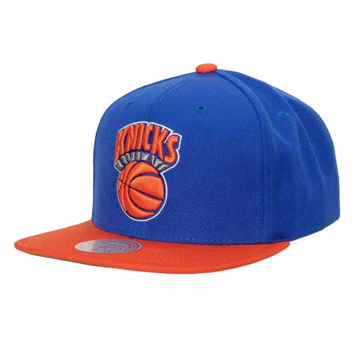 Mitchell and Ness Team 2 Tone 20 Snapback HWC New York Knicks Men Hats and Headwear Mitchell and Ness Team 2 Tone 20 Snapback HWC New York Knicks Men Hats and Headwear