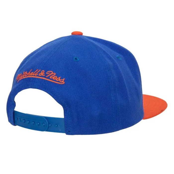 Mitchell and Ness Team 2 Tone 20 Snapback HWC New York Knicks Men Hats and Headwear Mitchell and Ness Team 2 Tone 20 Snapback HWC New York Knicks Men Hats and Headwear