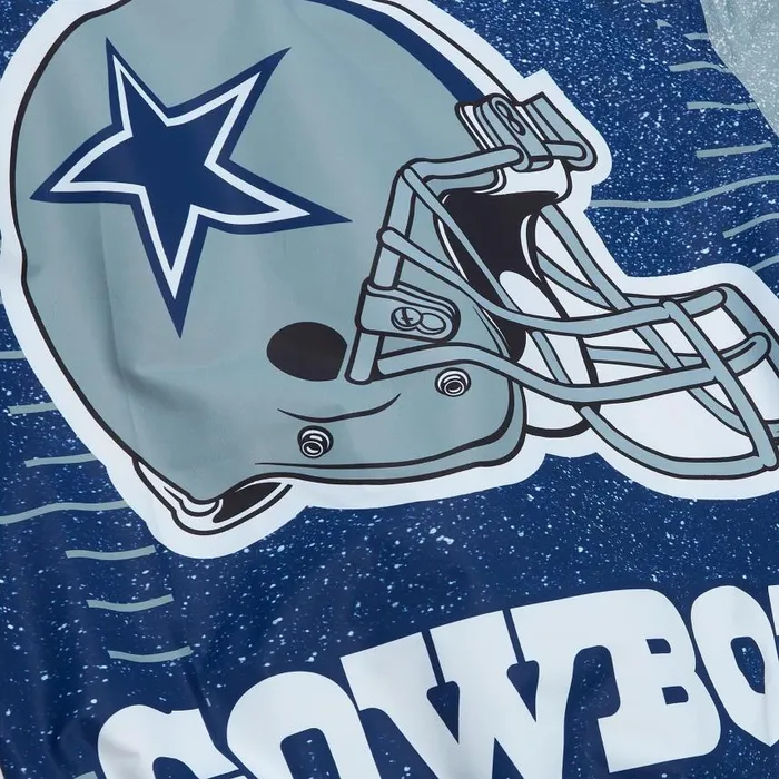 Mitchell and Ness Team Burst Warm Up Jacket Dallas Cowboys Men Jackets and Outerwear Mitchell and Ness Team Burst Warm Up Jacket Dallas Cowboys Men Jackets and Outerwear