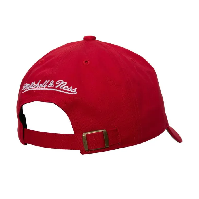 Mitchell and Ness Team Ground 20 Dad Strapback HWC Chicago Bulls Men Hats and Headwear Mitchell and Ness Team Ground 20 Dad Strapback HWC Chicago Bulls Men Hats and Headwear