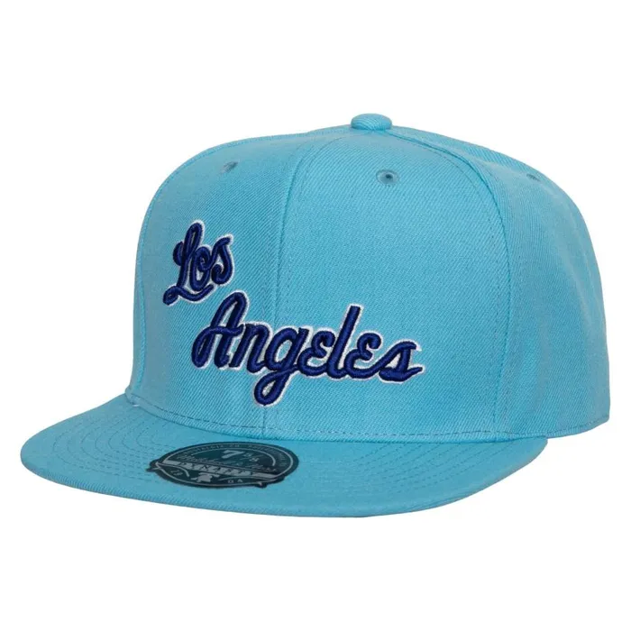 Mitchell and Ness Team Ground 20 Fitted HWC Los Angeles Lakers Men Hats and Headwear Mitchell and Ness Team Ground 20 Fitted HWC Los Angeles Lakers Men Hats and Headwear