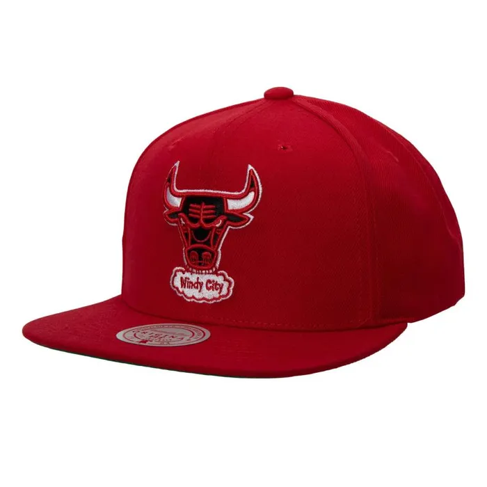Mitchell and Ness Team Ground 20 Snapback HWC Chicago Bulls Men Hats and Headwear Mitchell and Ness Team Ground 20 Snapback HWC Chicago Bulls Men Hats and Headwear