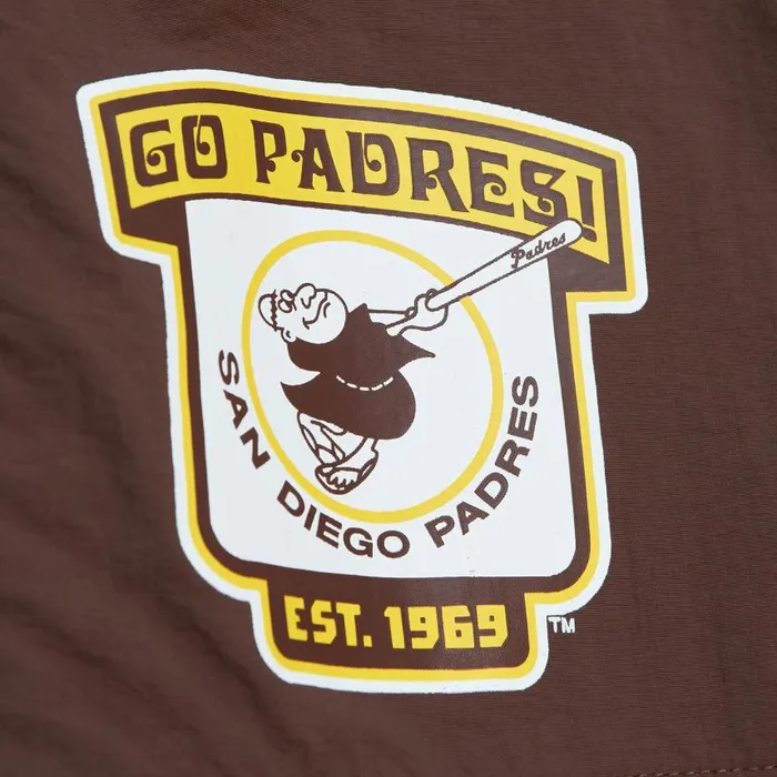 Mitchell and Ness Team Heritage Woven Short San Diego Padres Men Shorts Mitchell and Ness Team Heritage Woven Short San Diego Padres Men Shorts