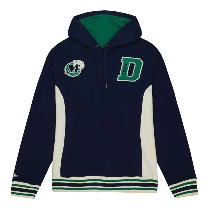 Mitchell and Ness Team Legacy French Terry Hoodie Dallas Mavericks Men Hoodies and Sweatshirts