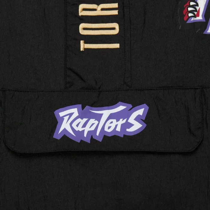 Mitchell and Ness Team OG 20 Anorak Windbreaker Vintage Logo Toronto Raptors Men Jackets and Outerwear Mitchell and Ness Team OG 20 Anorak Windbreaker Vintage Logo Toronto Raptors Men Jackets and Outerwear