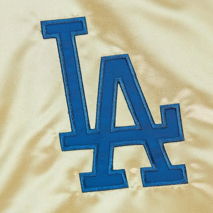 Mitchell and Ness Team OG 20 Lightweight Satin Jacket Current Logo Los Angeles Dodgers Men Jackets and Outerwear Mitchell and Ness Team OG 20 Lightweight Satin Jacket Current Logo Los Angeles Dodgers Men Jackets and Outerwear
