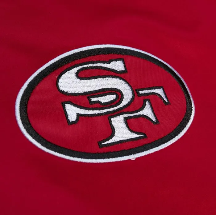 Mitchell and Ness Team OG 20 Lightweight Satin Jacket San Francisco 49ers Men Jackets and Outerwear Mitchell and Ness Team OG 20 Lightweight Satin Jacket San Francisco 49ers Men Jackets and Outerwear