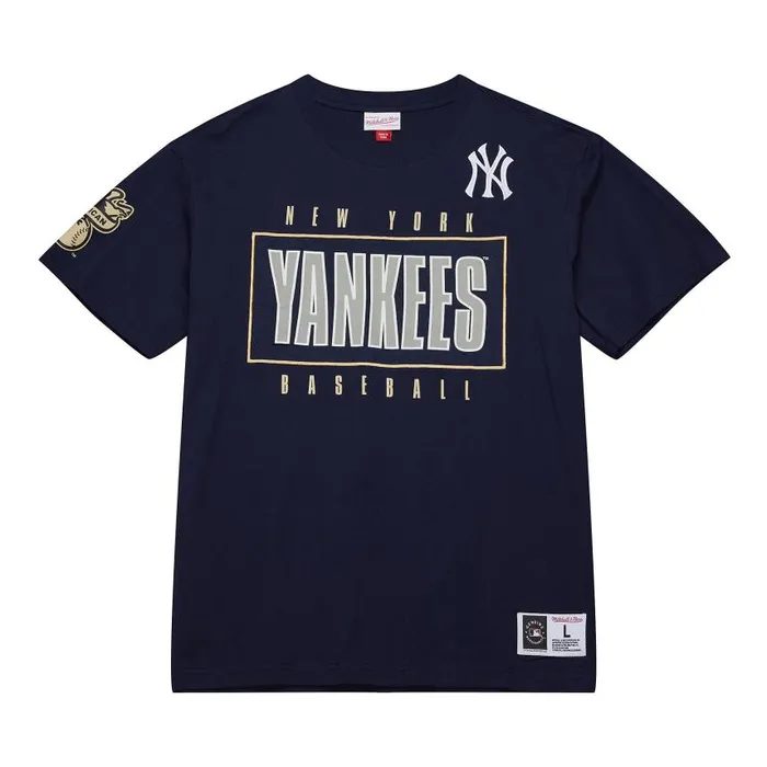 Mitchell and Ness Team OG 20 Premium SS Tee Current Logo New York Yankees Men TShirts and Tops Mitchell and Ness Team OG 20 Premium SS Tee Current Logo New York Yankees Men TShirts and Tops