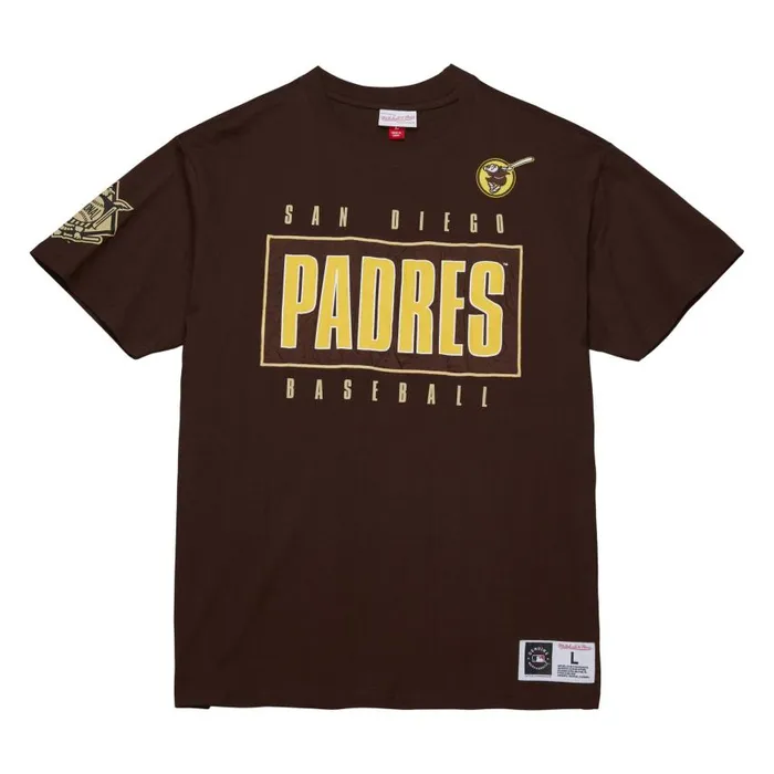 Mitchell and Ness Team OG 20 Premium SS Tee Current Logo San Diego Padres Men TShirts and Tops Mitchell and Ness Team OG 20 Premium SS Tee Current Logo San Diego Padres Men TShirts and Tops
