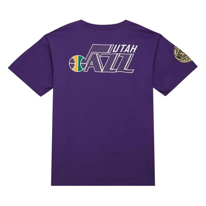 Mitchell and Ness Team OG 20 Premium SS Tee Vintage Logo Utah Jazz Men TShirts and Tops Mitchell and Ness Team OG 20 Premium SS Tee Vintage Logo Utah Jazz Men TShirts and Tops