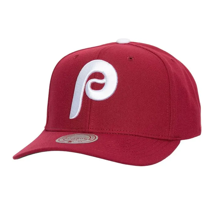 Mitchell and Ness Team Pro Snapback Coop Philadelphia Phillies Men Hats and Headwear Mitchell and Ness Team Pro Snapback Coop Philadelphia Phillies Men Hats and Headwear