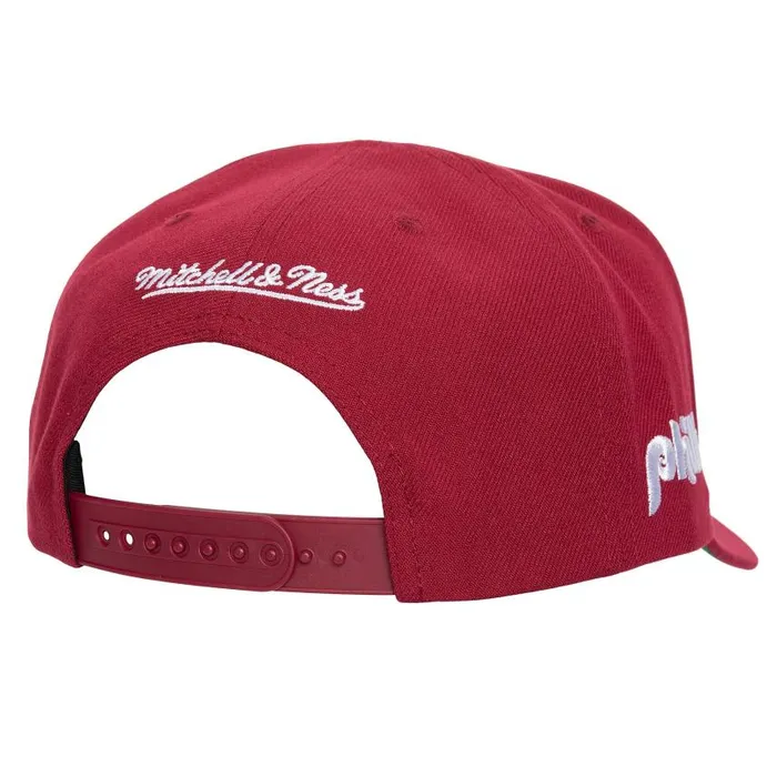 Mitchell and Ness Team Pro Snapback Coop Philadelphia Phillies Men Hats and Headwear Mitchell and Ness Team Pro Snapback Coop Philadelphia Phillies Men Hats and Headwear