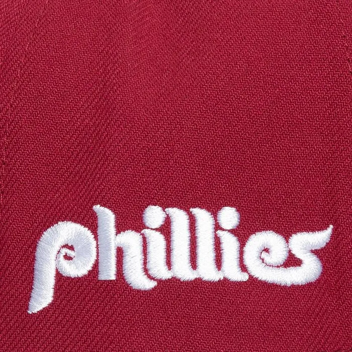 Mitchell and Ness Team Pro Snapback Coop Philadelphia Phillies Men Hats and Headwear Mitchell and Ness Team Pro Snapback Coop Philadelphia Phillies Men Hats and Headwear