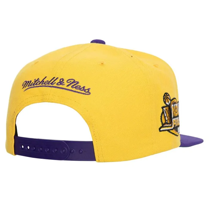 Mitchell and Ness The Finals Snapback Los Angeles Lakers Men Hats and Headwear Mitchell and Ness The Finals Snapback Los Angeles Lakers Men Hats and Headwear