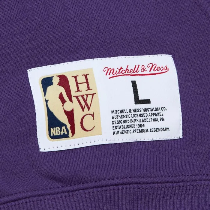 Mitchell and Ness Tonal Logo Heavyweight Fleece Los Angeles Lakers Men Hoodies and Sweatshirts Mitchell and Ness Tonal Logo Heavyweight Fleece Los Angeles Lakers Men Hoodies and Sweatshirts