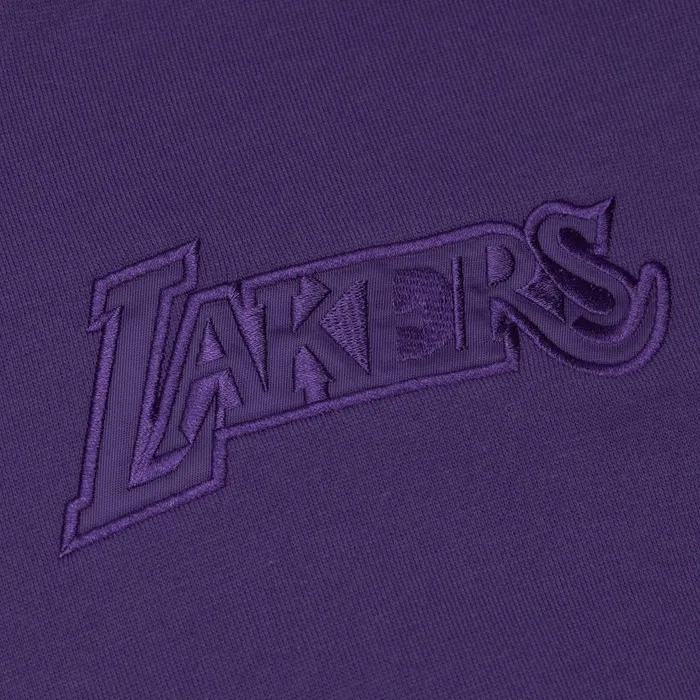 Mitchell and Ness Tonal Logo Heavyweight Fleece Los Angeles Lakers Men Hoodies and Sweatshirts Mitchell and Ness Tonal Logo Heavyweight Fleece Los Angeles Lakers Men Hoodies and Sweatshirts