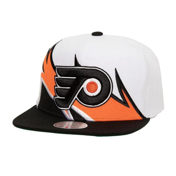 Mitchell and Ness Waverunner Snapback Vntg Philadelphia Flyers Men Hats and Headwear Mitchell and Ness Waverunner Snapback Vntg Philadelphia Flyers Men Hats and Headwear