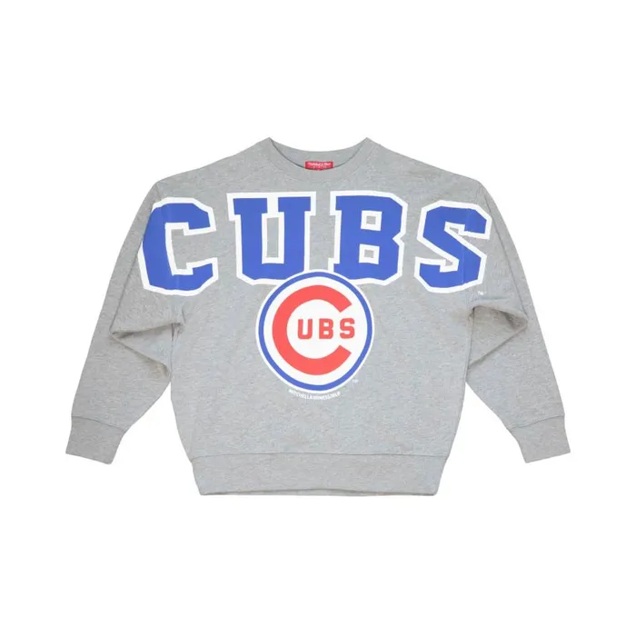 Mitchell and Ness Womens Logo Fleece Chicago Cubs Women Hoodies and Sweatshirts Mitchell and Ness Womens Logo Fleece Chicago Cubs Women Hoodies and Sweatshirts