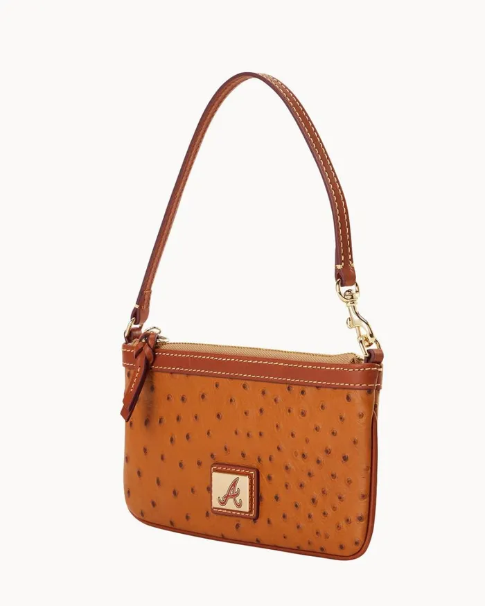 MLB Braves Large Slim Wristlet Braves Women Dooney and Bourke Wallets MLB Braves Large Slim Wristlet Braves Women Dooney and Bourke Wallets