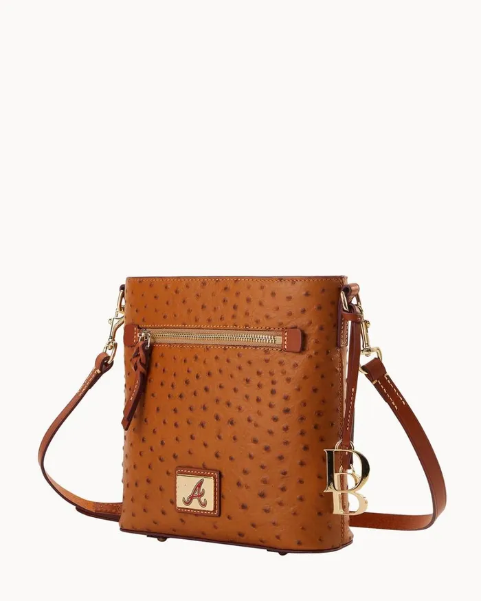 MLB Braves Zip Crossbody Braves Women Dooney and Bourke Crossbodies MLB Braves Zip Crossbody Braves Women Dooney and Bourke Crossbodies