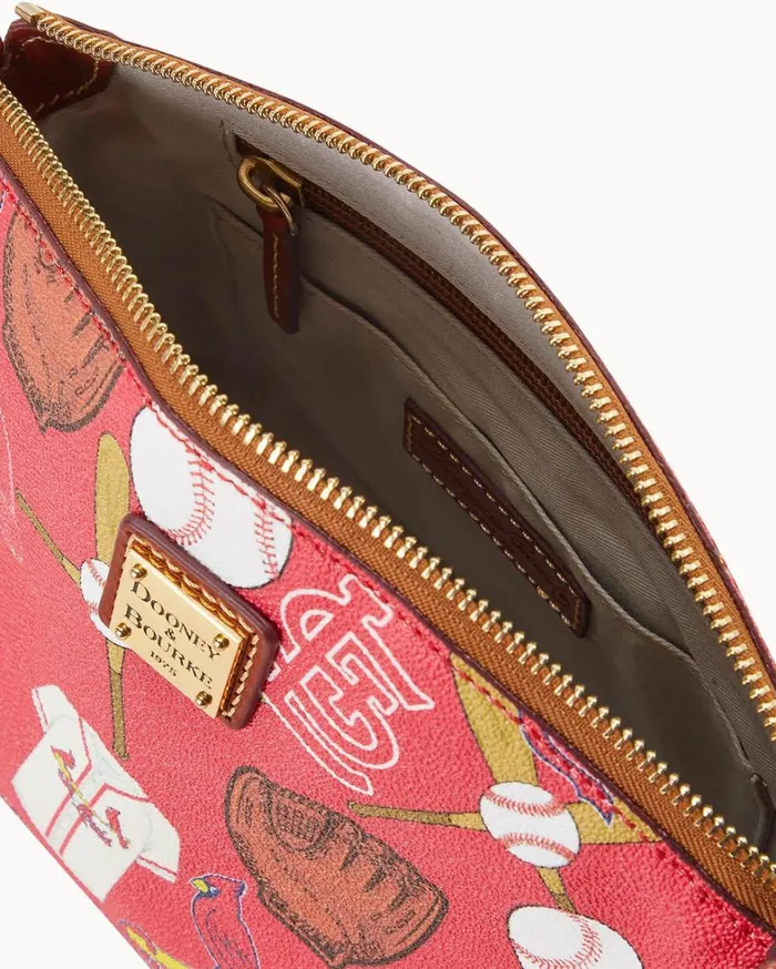 MLB Cardinals Suki Crossbody Cardinals Women Dooney and Bourke Crossbodies MLB Cardinals Suki Crossbody Cardinals Women Dooney and Bourke Crossbodies