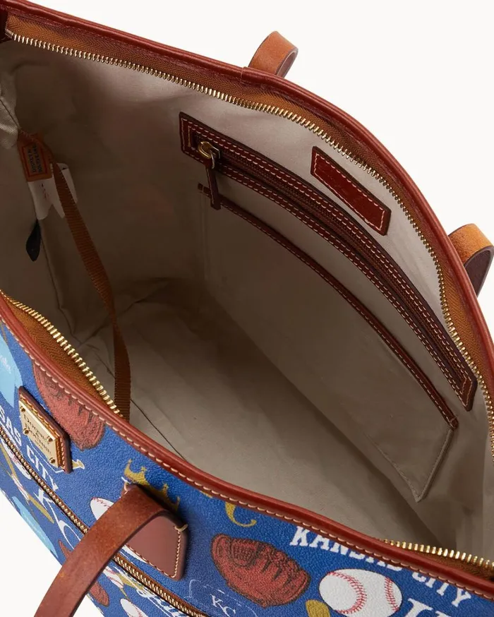 MLB Royals Tote Royals Women Dooney and Bourke Totes MLB Royals Tote Royals Women Dooney and Bourke Totes