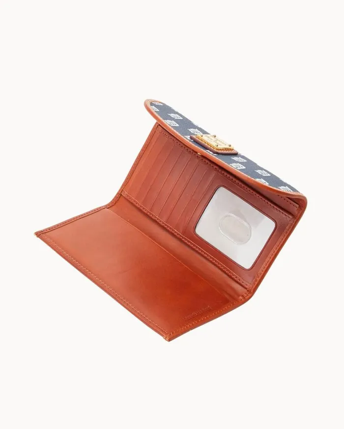 MLB Tigers Continental Clutch Tigers Women Dooney and Bourke Wallets MLB Tigers Continental Clutch Tigers Women Dooney and Bourke Wallets