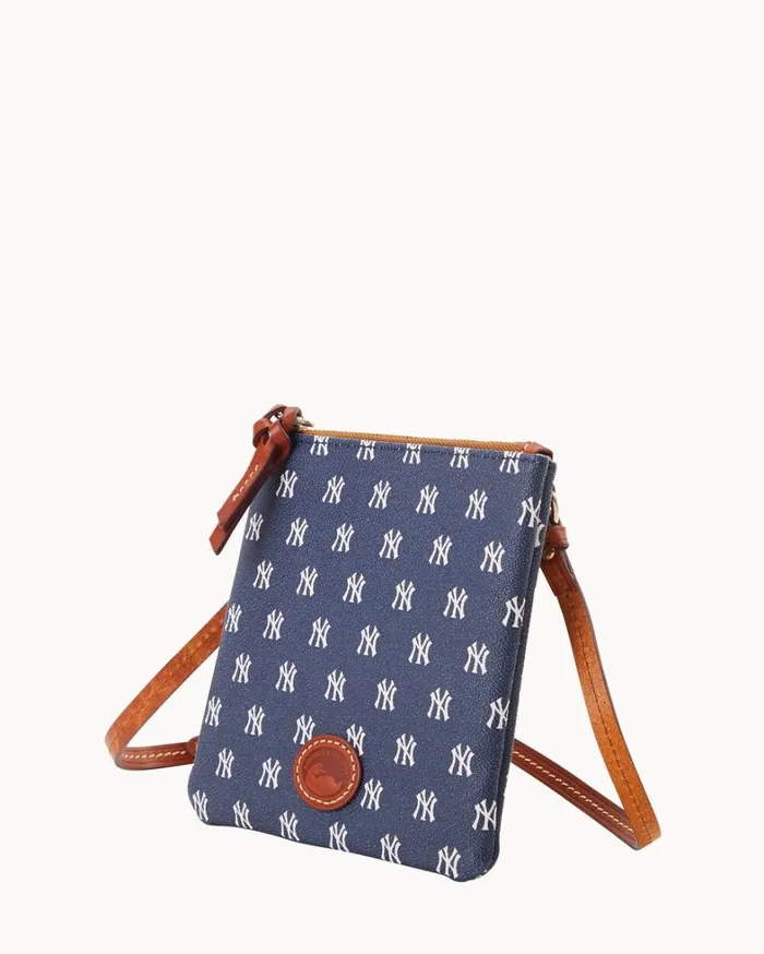 MLB Yankees Small North South Top Zip Crossbody Yankees Women Dooney and Bourke Crossbodies MLB Yankees Small North South Top Zip Crossbody Yankees Women Dooney and Bourke Crossbodies