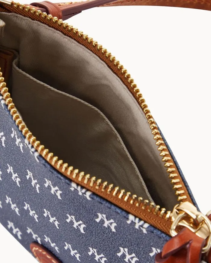 MLB Yankees Small North South Top Zip Crossbody Yankees Women Dooney and Bourke Crossbodies MLB Yankees Small North South Top Zip Crossbody Yankees Women Dooney and Bourke Crossbodies