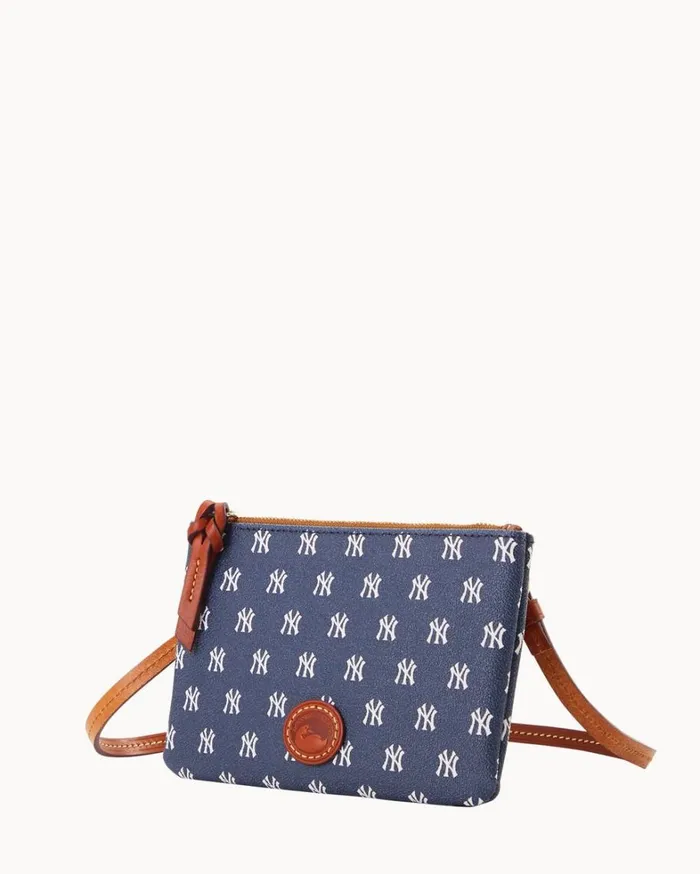 MLB Yankees Top Zip Crossbody Yankees Women Dooney and Bourke Crossbodies MLB Yankees Top Zip Crossbody Yankees Women Dooney and Bourke Crossbodies
