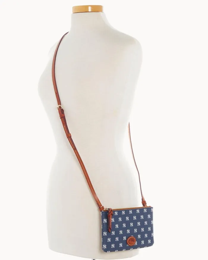 MLB Yankees Top Zip Crossbody Yankees Women Dooney and Bourke Crossbodies MLB Yankees Top Zip Crossbody Yankees Women Dooney and Bourke Crossbodies