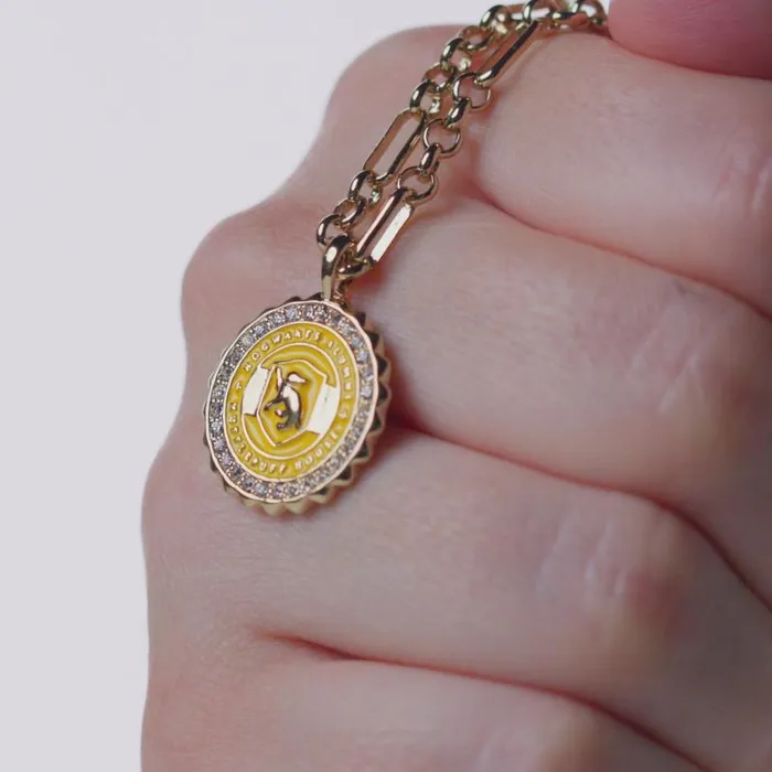 Necklaces Women Alex And Ani Harry Potter Hufflepuff House Pendant Necklace Adjustable Gold